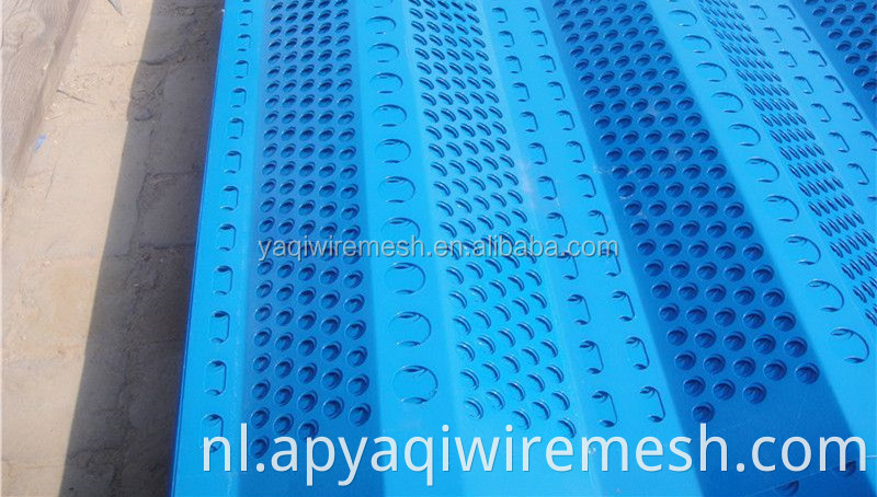 Windbreak hek muurstof onderdrukking winddicht hek winddicht stalen stofonderdrukking net